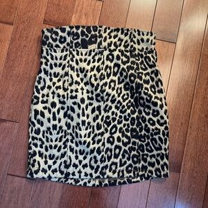 Leopard Print Women's Skirt NWT size small